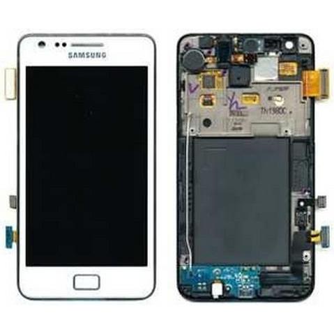 Samsung Mea Front Octa LCD White (Display, GT-I9100), Mobilgerät Ersatzteile, Weiss