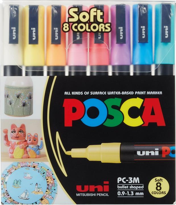 Produktbild Posca Marker PC-3M Rundspitze (8x)