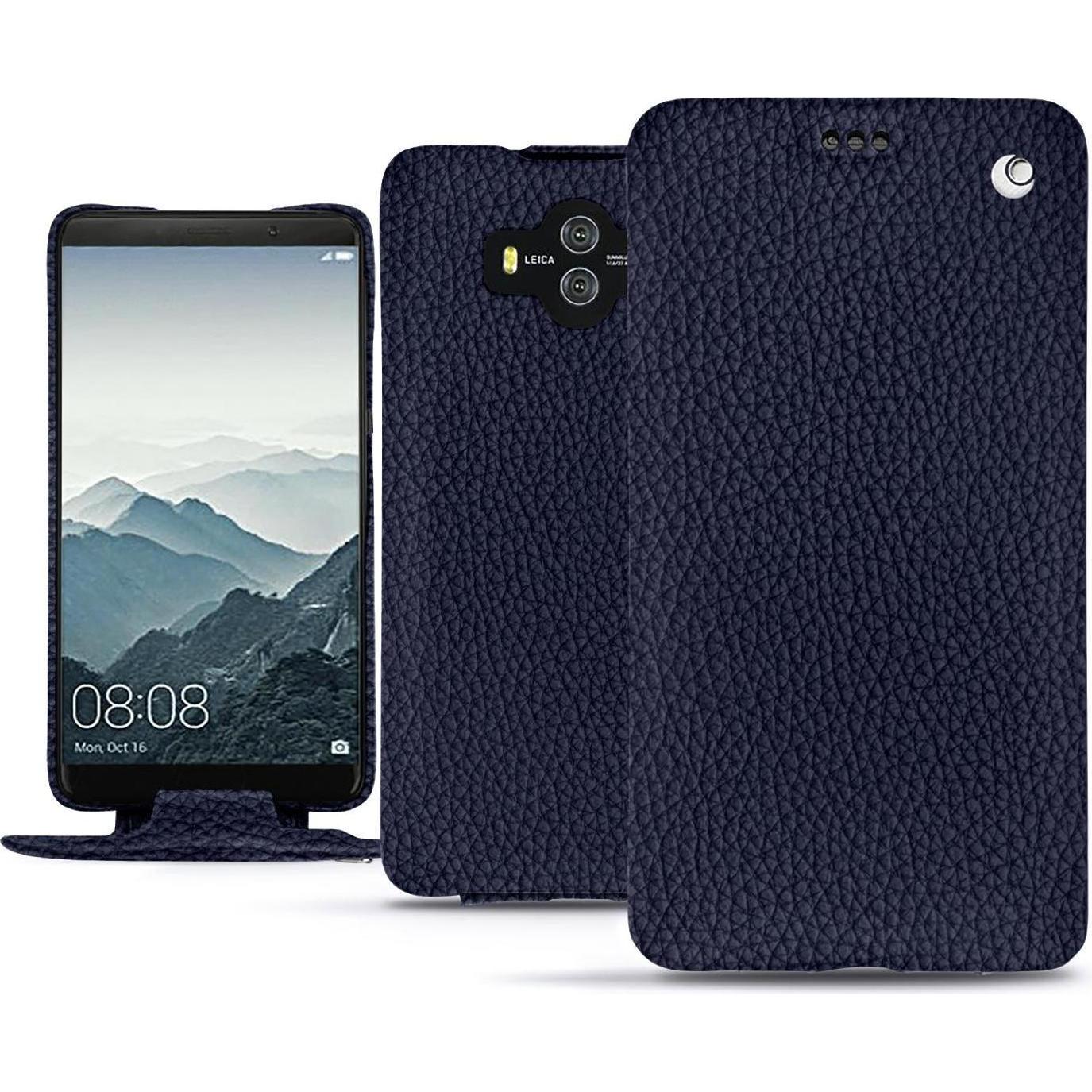 Noreve Lederschutzhülle vertikal (Huawei Mate 10), Smartphone Hülle, Violett