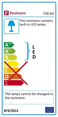 Label énergétique Paulmann Luminaires (Multicolore, 150 cm, Intérieur)