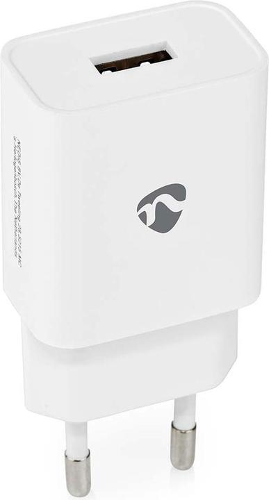 Produktbild Nedis Netzladegerät 12 W 1x 2.4 A A - Anzahl der Ausgänge: 1x USB-A, Kein Kabel im Lieferumfang enth (12 W, 1 Port)