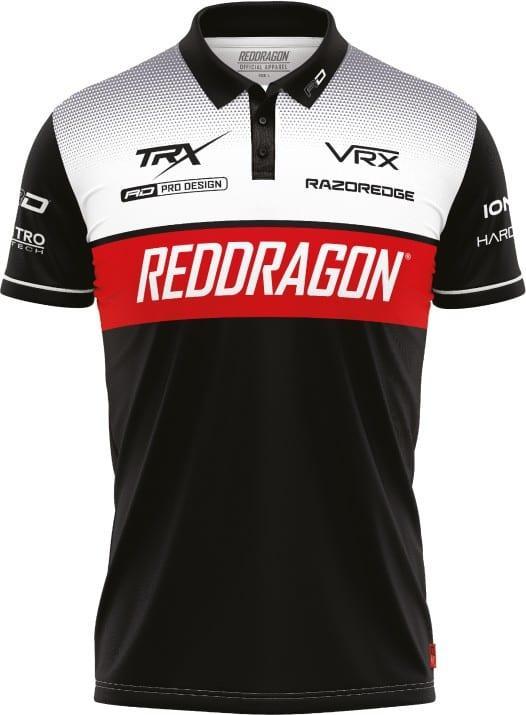 Red Dragon Darts shirt black (L, XL, XXL)