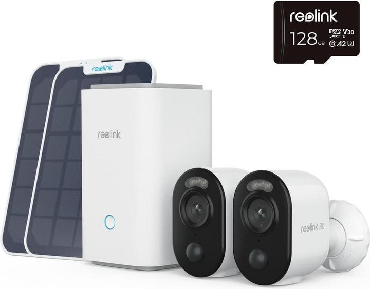 Actual product image Reolink Hub 1 mit 2x Argus B350 + 2x Solarpanel (3840 x 2160 pixels)