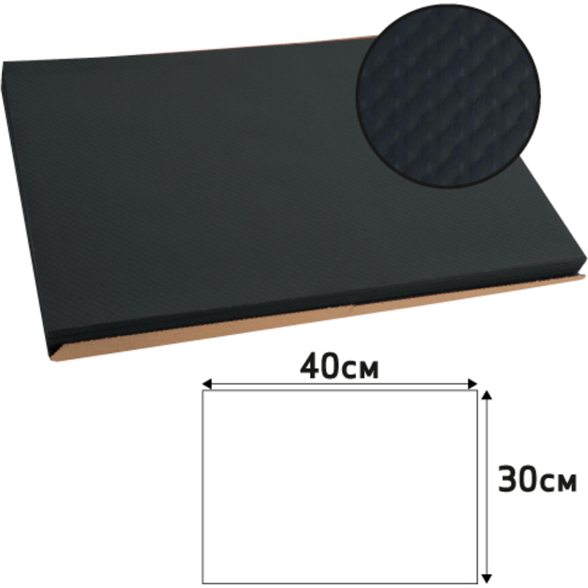 Thumbnail - PROnappe, Tischset, Einweg-Tischset, 400 x 300 mm, schwarz (500 x, 30 x 40 cm)