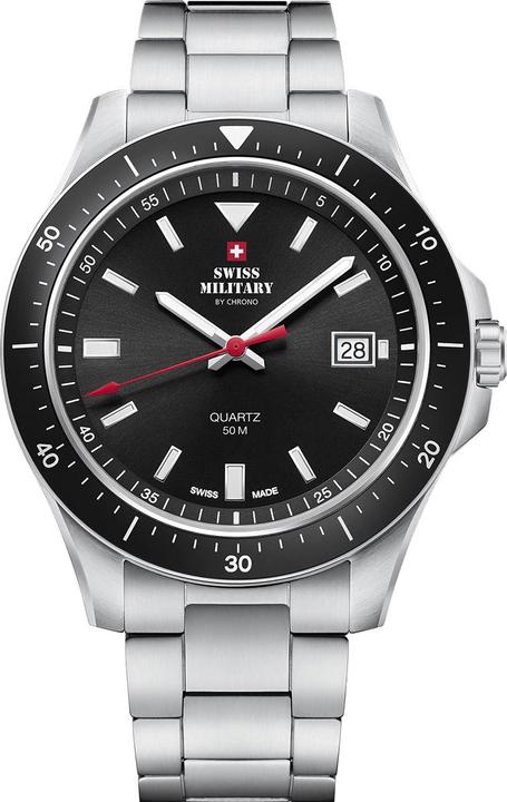 Swiss Military quartz (Analogue wristwatch, 42 mm)