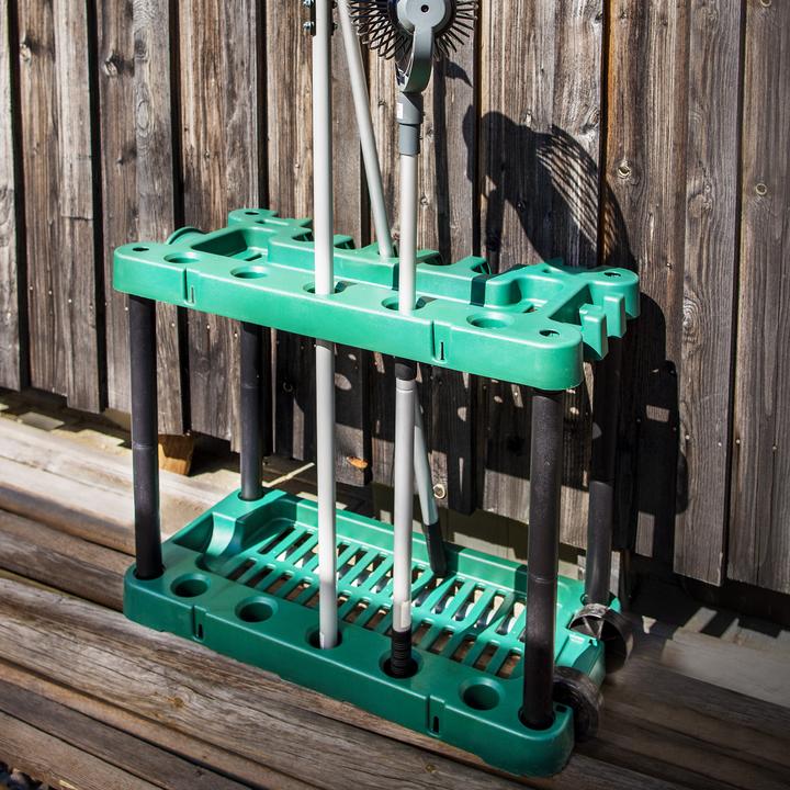 Produktbild UPP mobiler Gerätehalter Geräte Orga Besen Schaufel Werkzeug Ständer