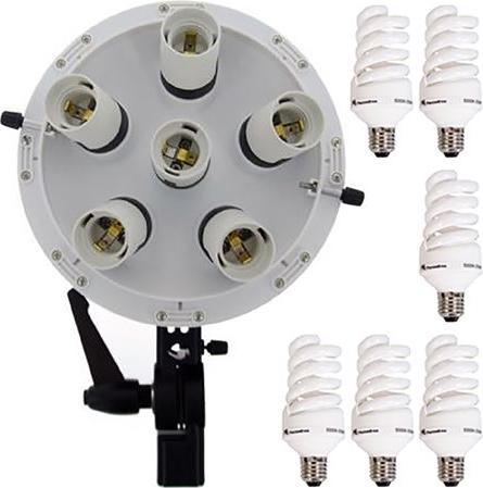 Falcon Eyes Lampe + Octabox 120cm LHD-B655FS 6x55W (Studioleuchte)