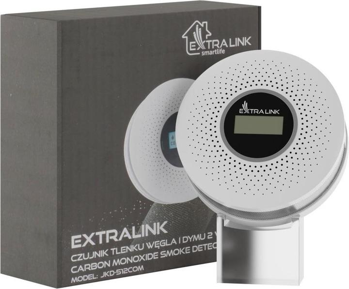 Actual product image Extralink JKD-512COM | Smoke detector | carbon monoxide detector