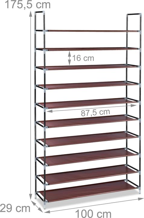 Actual product image Relaxdays Baylee (100 x 29 x 175.5 cm)