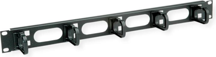 Actual product image Conteg 19 Wire Management Panel with Plastic Hooks