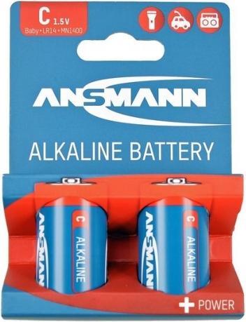 Produktbild Ansmann RED LINE - Batterie 2 x C - Kohlenstoff (2 Stk., C, 7000 mAh)