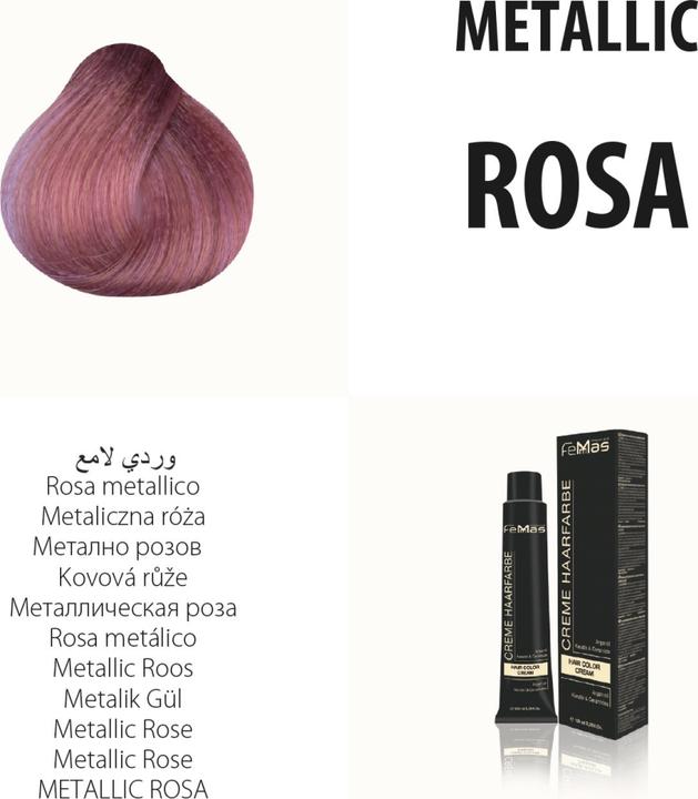 Produktbild FemMas Rosa) Haarfarbe Metallıc 100ml (Rosa)