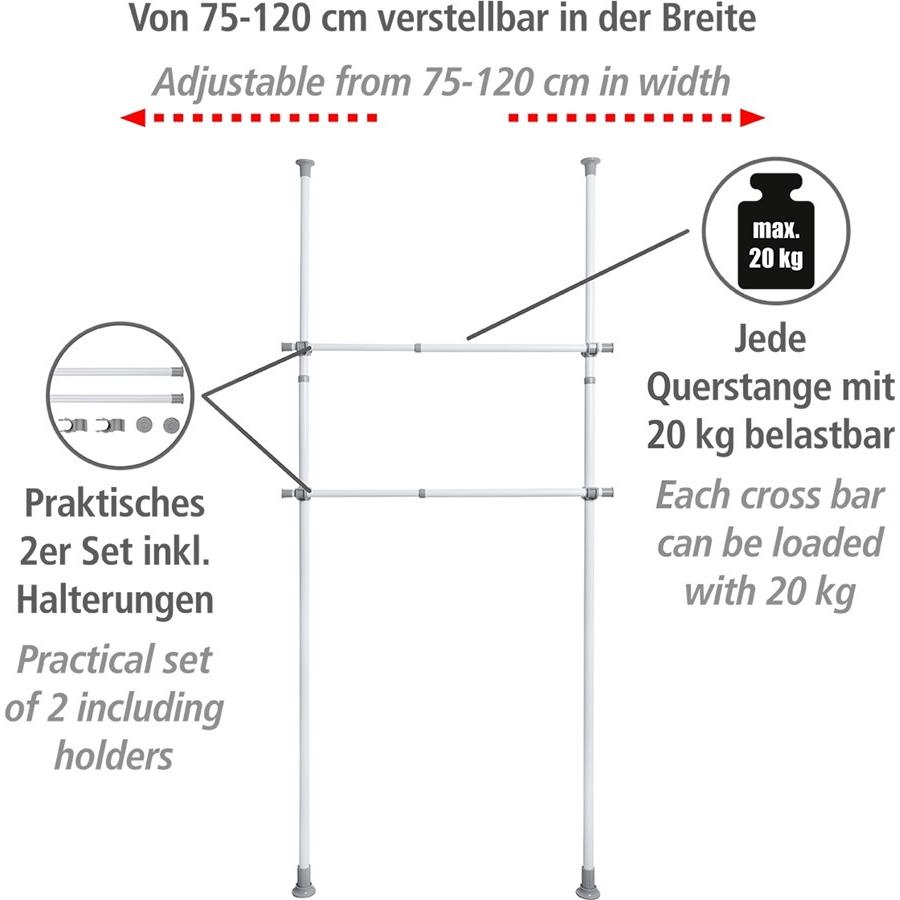 Thumbnail - Wenko, Kleiderständer + Kleiderstange, Herkules