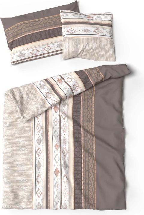 Produktbild Lotus Bettwaren Bettwäsche Bambus Kenai braun (Duvetbezug, 240 x 240 cm)