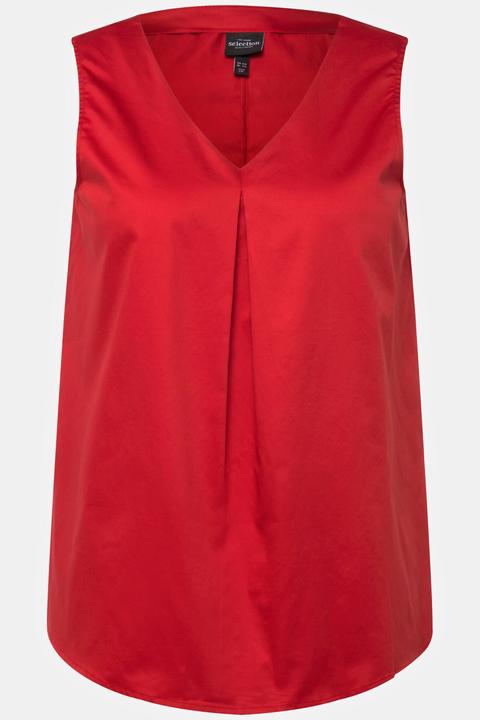Actual product image Ulla Popken V-Neck Satin Tank (46, 48)