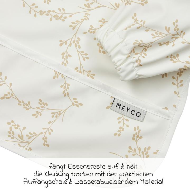 Actual product image Meyco Branches sleeve bib (9 months)