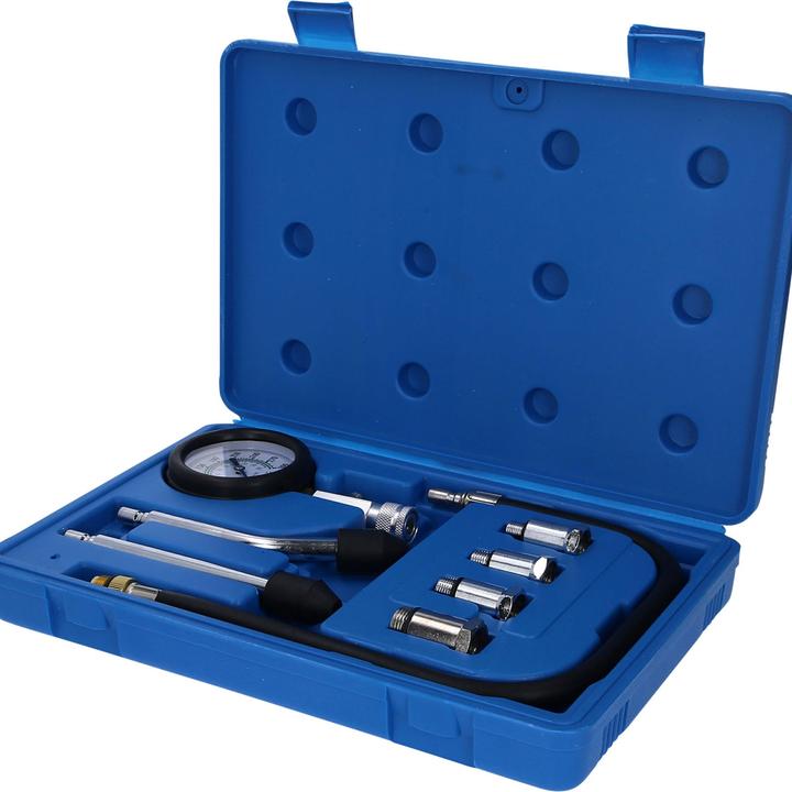 Brilliant Tools Kit de testeur de compression pour moteurs à essence | 8 pcs.