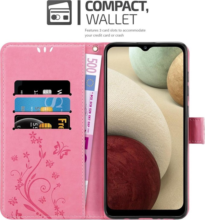 Produktbild Cadorabo Flower Book Cover (Samsung Galaxy A12)