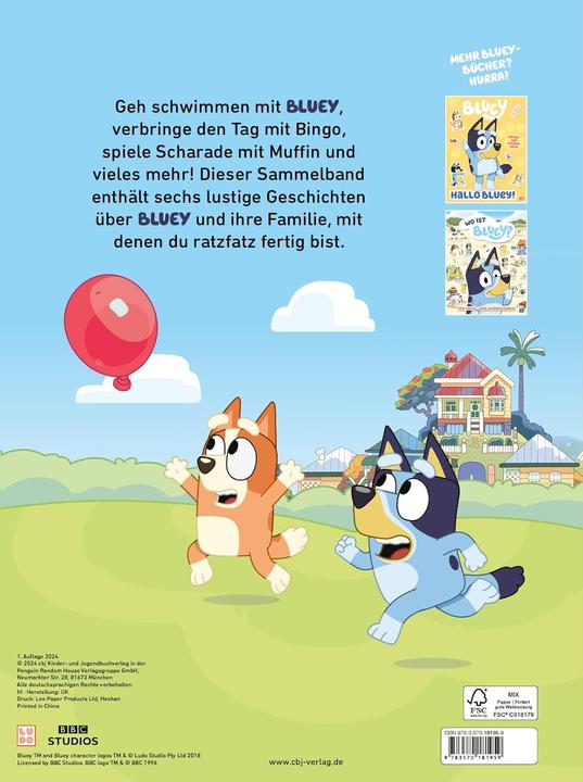 Actual product image Bluey - 5-minute stories (German, 2024)