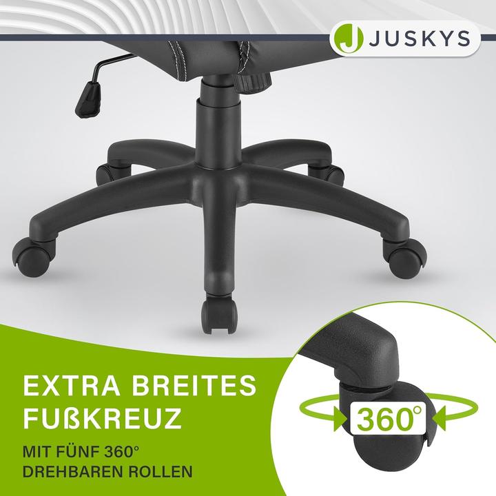 Image du produit Juskys Ergonomischer Racing Schreibtischstuhl Montreal (46 - 56 cm)
