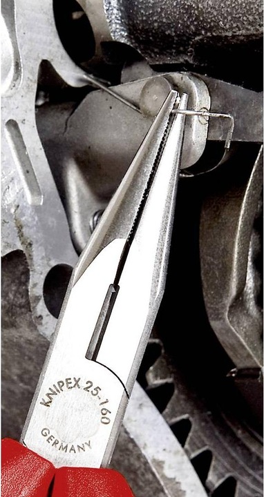 Produktbild Knipex Flachrundzange mit Schneide (160 mm)
