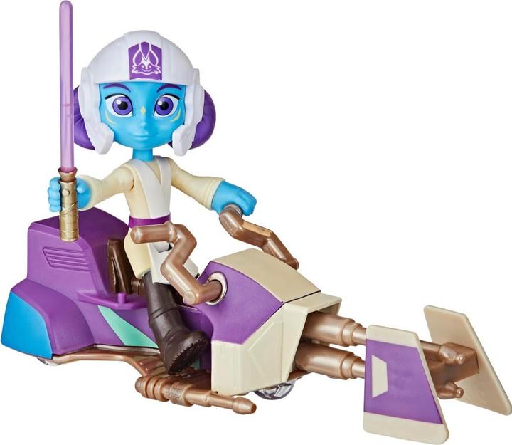 Hasbro Lys Solay Figure & Speeder Bike, Scale: 10 cm, Action Figure & Vehicle, Star Wars Toy