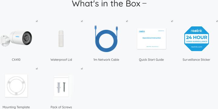 Actual product image Reolink RLC-CX410 (2560 x 1440 Pixels)