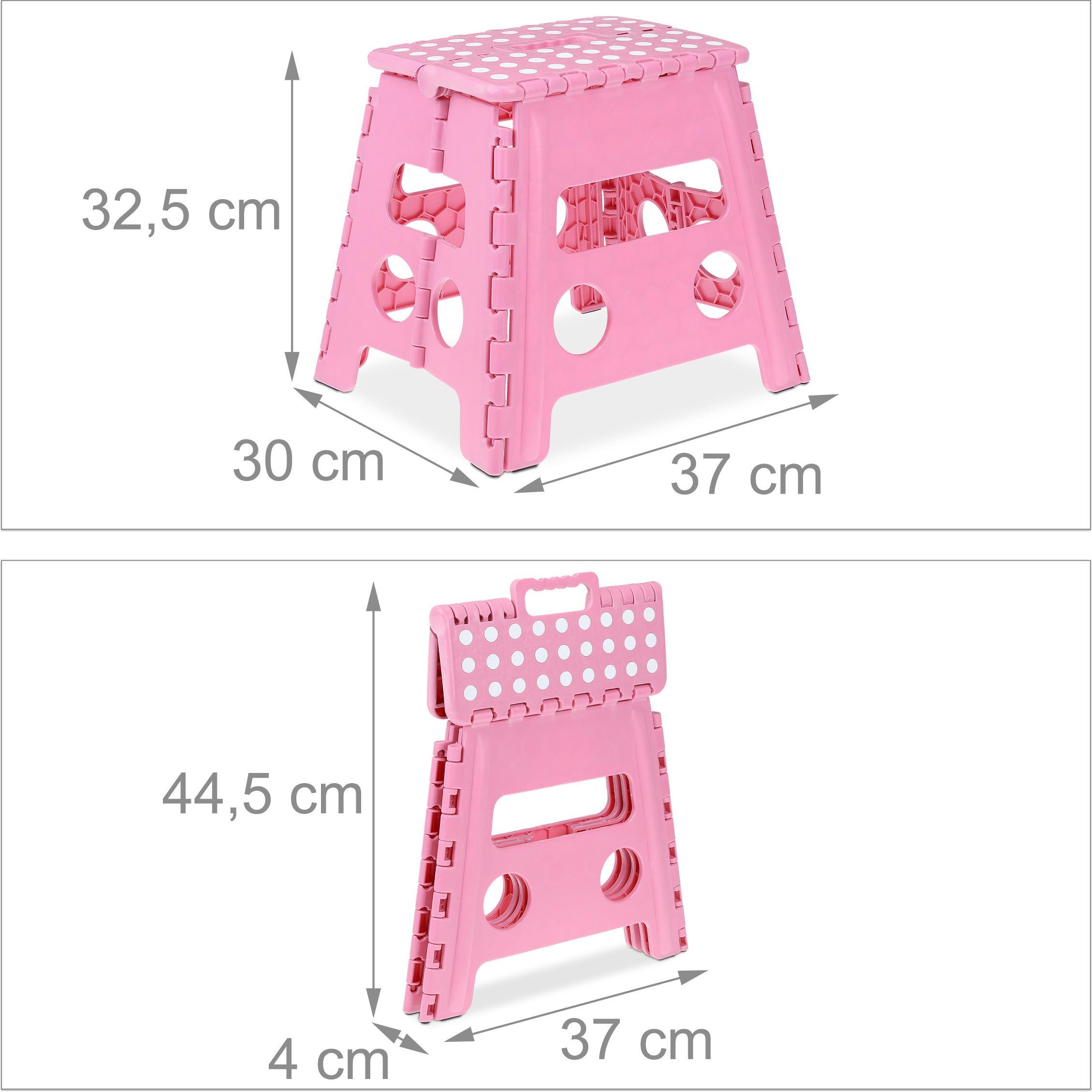 Thumbnail - Relaxdays, Hocker + Pouf, Tritthocker