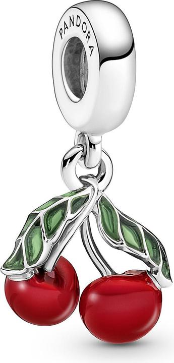 Actual product image Pandora Asymmetrical Cherry Fruit (Silver 925, Enamel)