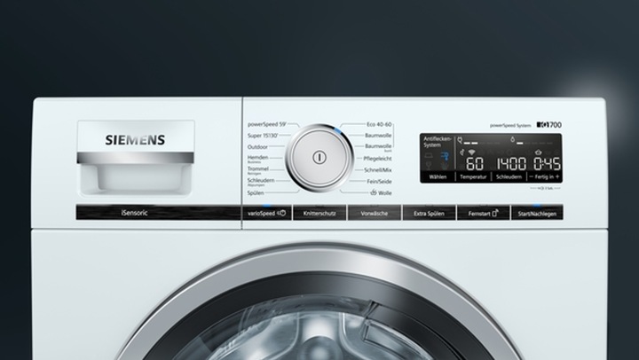 Produktbild Siemens iQ700 WM14XM42 Waschmaschine Freistehend Frontlader C (9 kg, Links)
