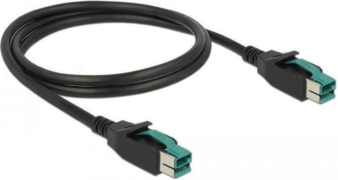 Produktbild Delock 85492 PoweredUSB Kabel Stecker 12 V (1 m, USB 2.0)
