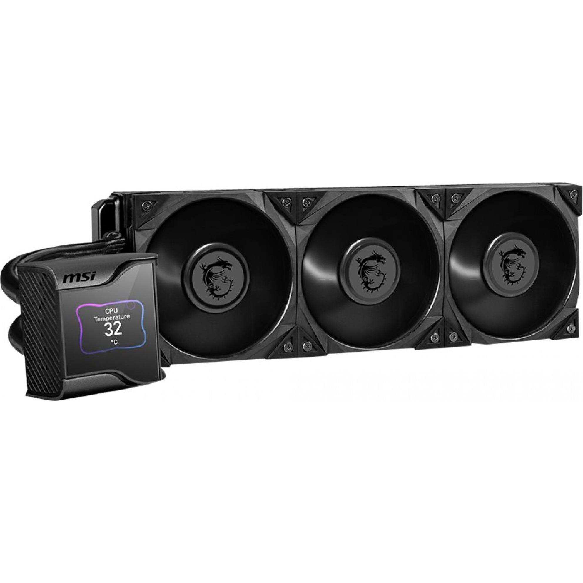 MSI MEG CORELIQUID S360, CPU Wasserkühler, Schwarz