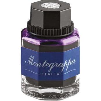 Montegrappa, Cartucce di ricambio, IA01BZIL MG INCHIOSTRO 50 ML, VIOLA (SCATOLA BLU)