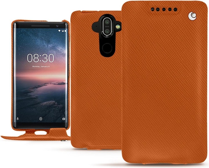 Actual product image Noreve Leather cover vertical (Nokia 8 Sirocco)