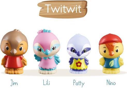 Produktbild Klorofil Figurenset 4er-Set Familie «Twitwit»