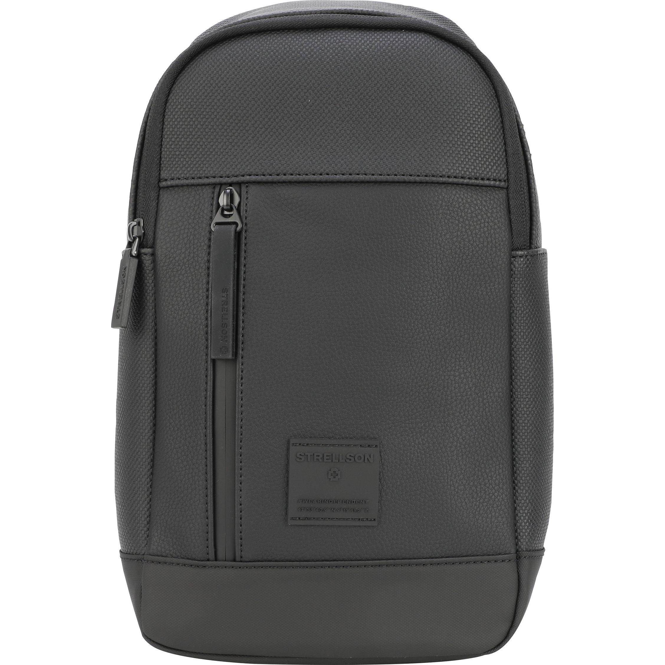 Strellson, Handtasche, Westferry Chris Umhängetasche 18 cm, Schwarz