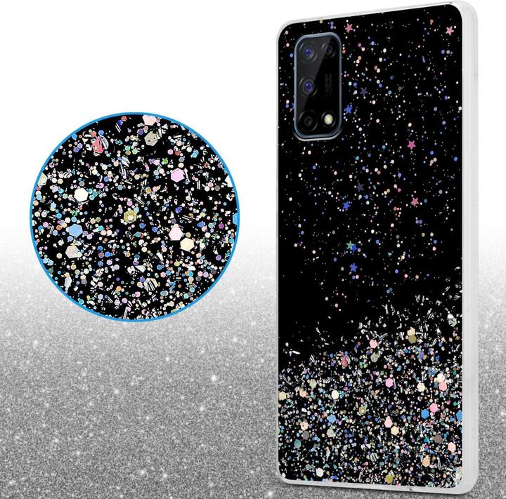 Immagine prodotto Cadorabo Custodia per Realme 7 4G TPU funkelnder Glitter (Realme 7)