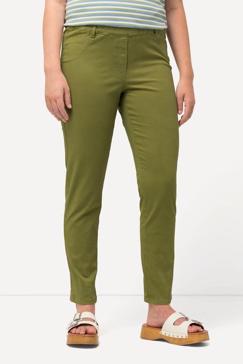 Actual product image Ulla Popken Eco Cotton Elastic Waist Stretch Jeggings (50)