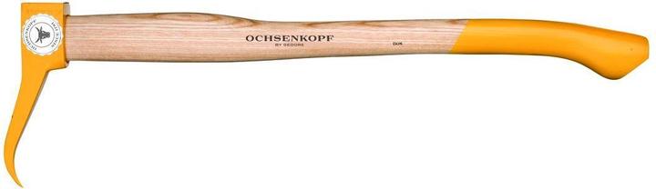 Immagine prodotto Ochsenkopf Ascia a mano, forma ergonomica, manico in legno di noce resistente, 600 mm, 1020 g