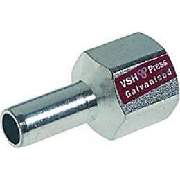 Aalberts, Rohrverbindungstechnik, VSH indstiksmuffe 22 mmX3/4" - M-bakke XPress FZ press (Pressverbindung)
