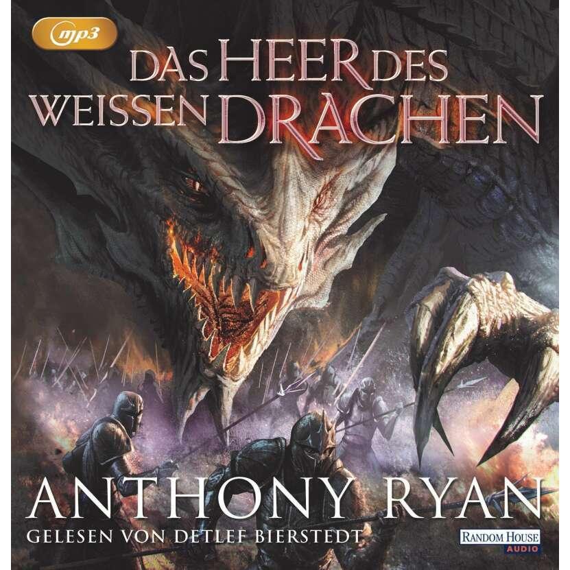 Das Heer des Weissen Drachen, Hörbücher von Birgit Maria Pfaffinger, Detlef Bierstedt, Anthony Ryan, Sara Riffel