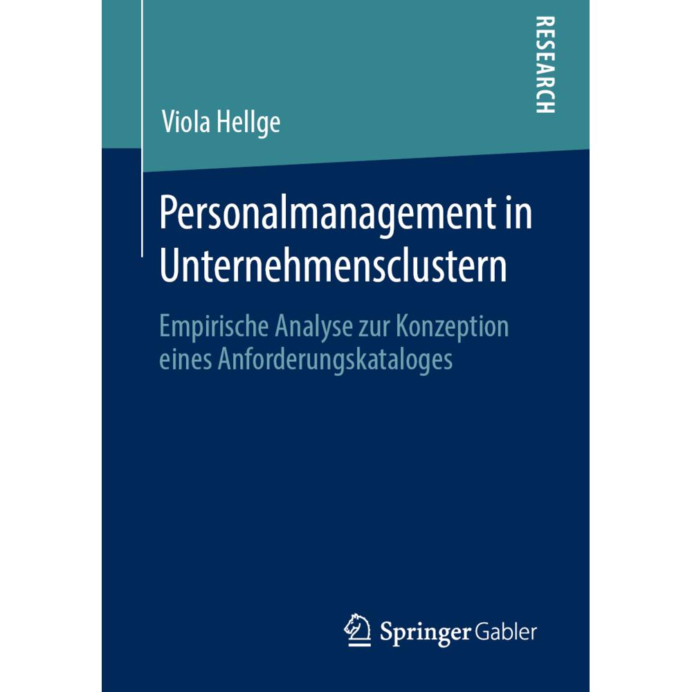 Personalmanagement in Unternehmensclustern, Fachbücher von Viola Hellge