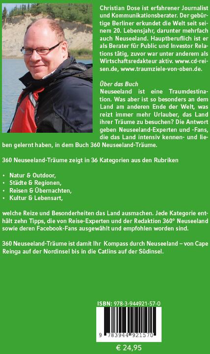 Produktbild 360 Neuseeland-Träume (Deutsch, Christian Dose, 2017)