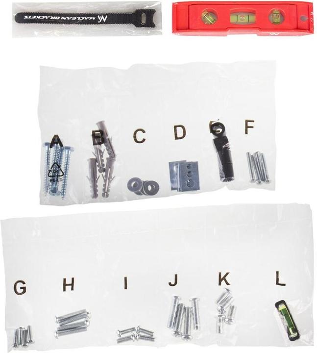 Produktbild Maclean TV-Halterung max VESA 800x400 43-100 120kg Neigungsverstellung +15°-15° MC-422 (Wand, 120 kg, 43" - 100")