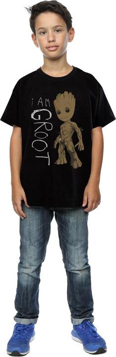 Produktbild Guardians of the Galaxy Jungen I Am Groot Scribble TShirt aus Baumwolle (140, 146)