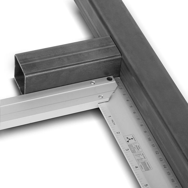 Actual product image Stahlwerk aluminum stop bracket 400 mm angle (40 cm)