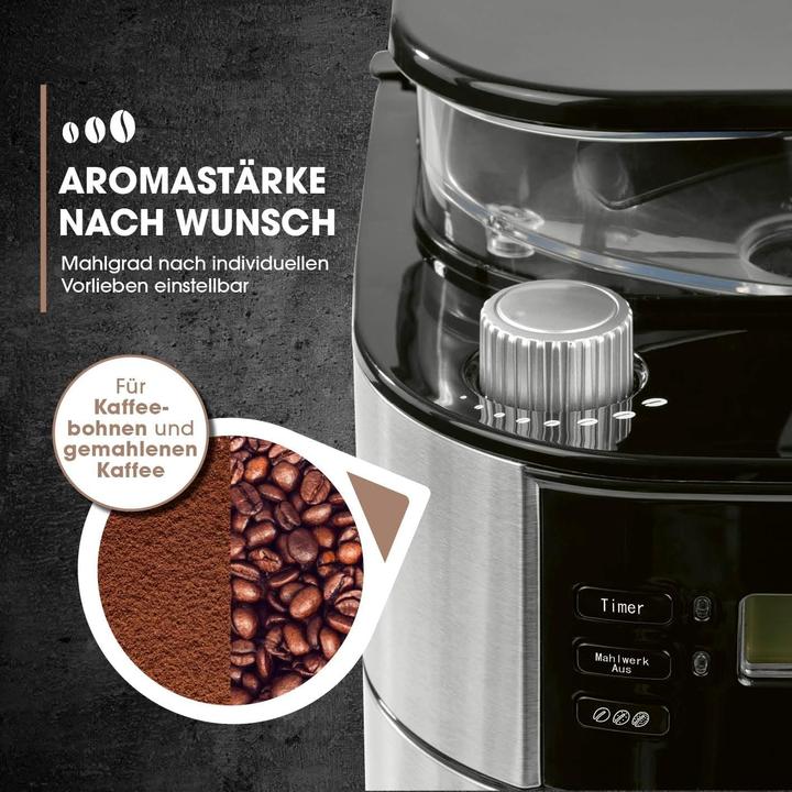 Immagine prodotto Barista Kaffee & Technik Caffettiera a filtro con macinino