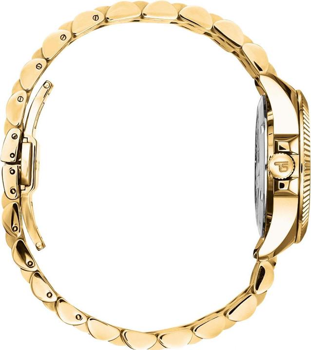 Actual product image Thomas Sabo Damenuhr schwarzes Zifferblatt goldfarben (Analogue wristwatch, 33 mm)