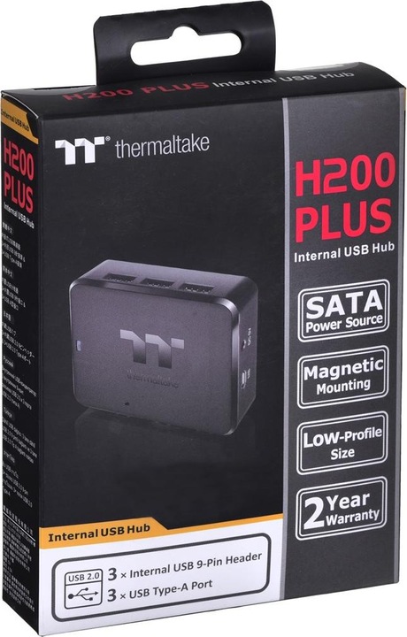 Actual product image Thermaltake H200 Plus (USB-A, 6 Ports)