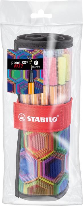 Produktbild STABILO Point 88 Arty 25er Rollerset (Sortiert, 25 x)